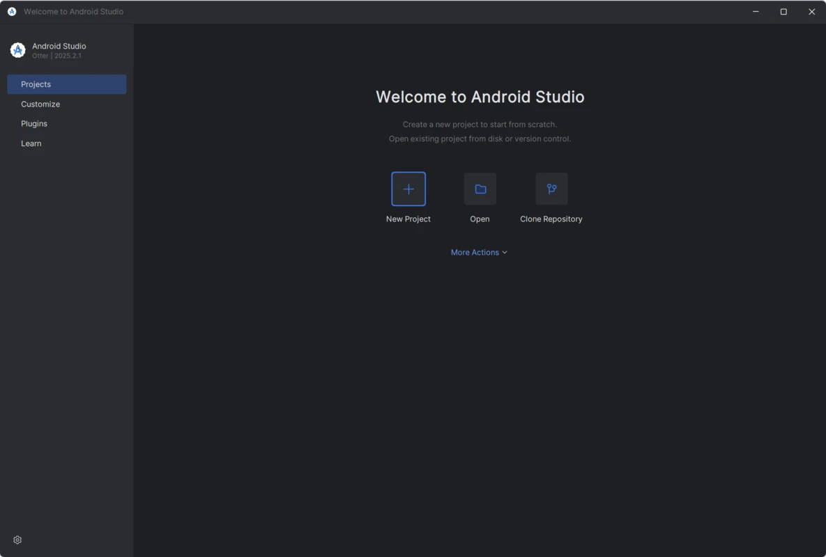 Android Studio UI panel capture for studioandroid.net #1