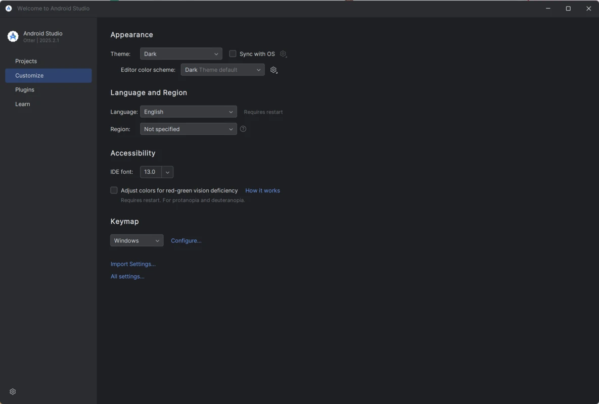 Android Studio UI panel capture for studioandroid.net #3